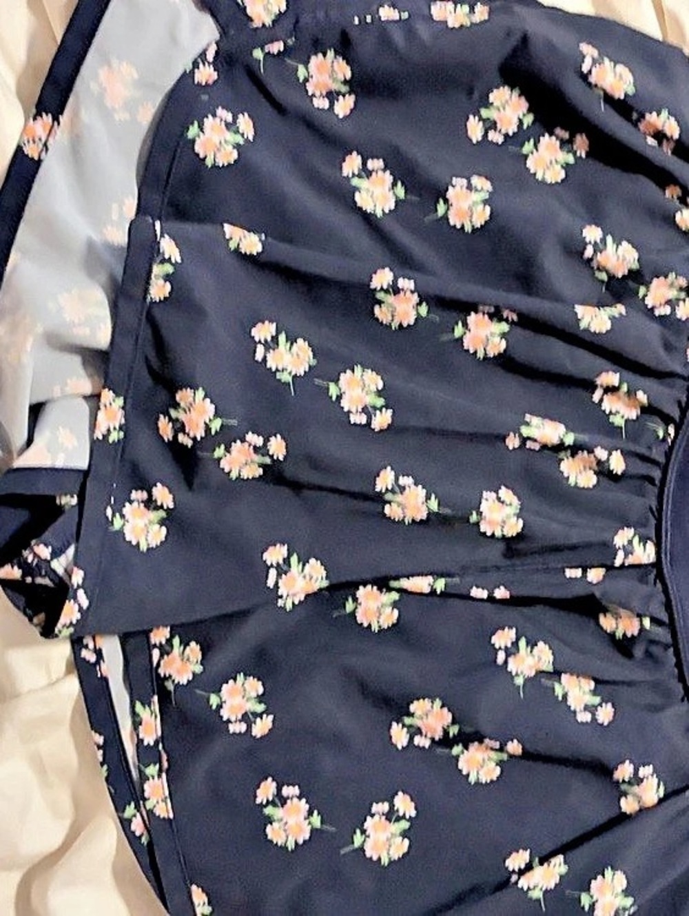 Aerie Floral Mini skort in Blue & Pink
